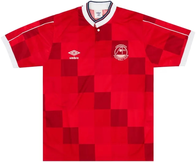 Umbro 1987-90 Aberdeen Home Shirt - 7/10 - (S)