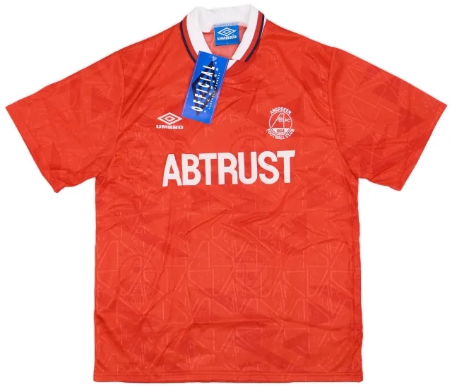 Umbro 1992-93 Aberdeen Home Shirt (L)