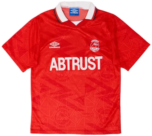 Umbro 1992-93 Aberdeen Home Shirt - 9/10 - (S)