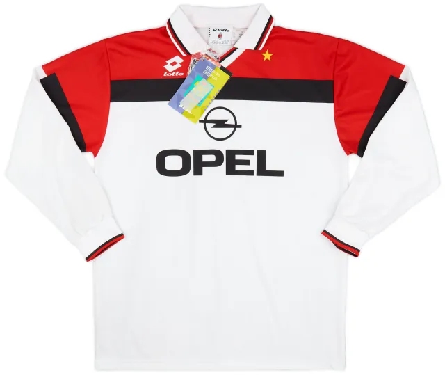 Lotto 1994-95 AC Milan Away L/S Shirt (XL)