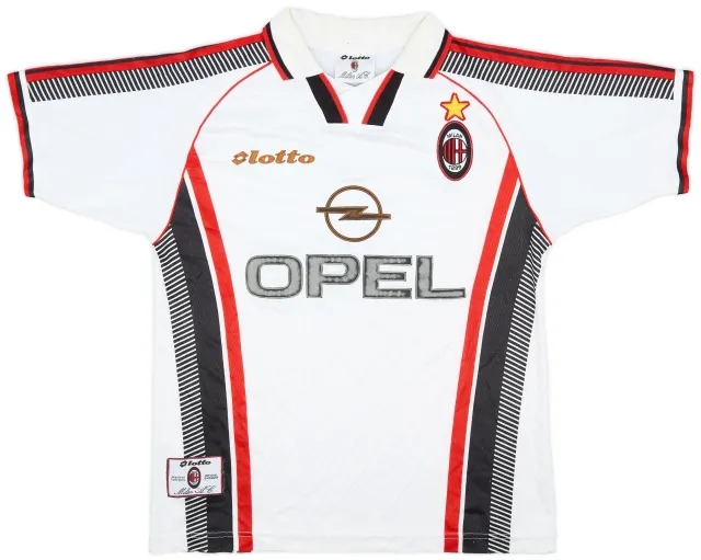 Lotto 1997-98 AC Milan Away Shirt - 6/10 - (S)