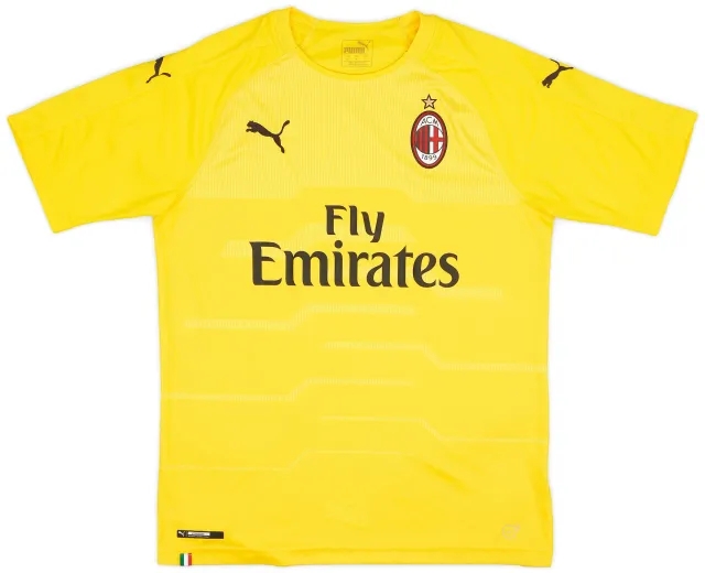 Puma 2018-19 AC Milan GK Shirt - 8/10 - (M)