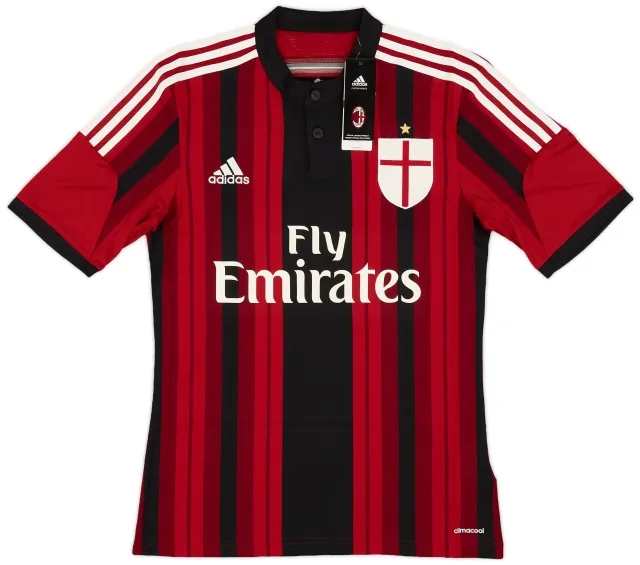 adidas 2014-15 AC Milan Home Shirt (S)