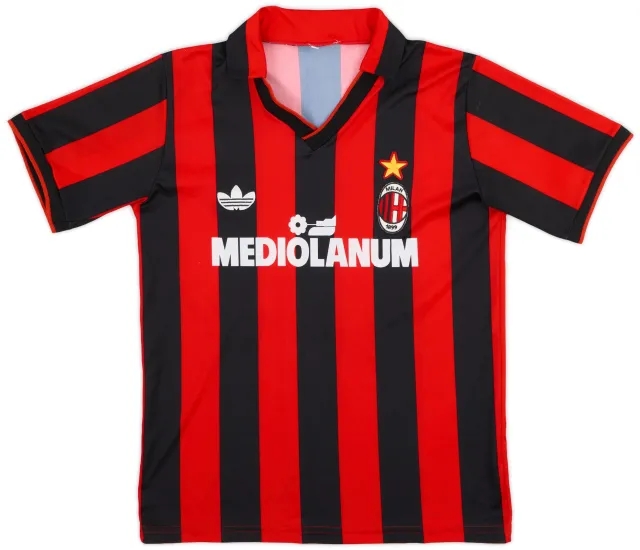 adidas 1991-92 AC Milan Home Shirt - 8/10 - (S)