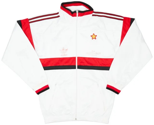 1990-92 AC Milan adidas Track Jacket - 5/10 - (S)