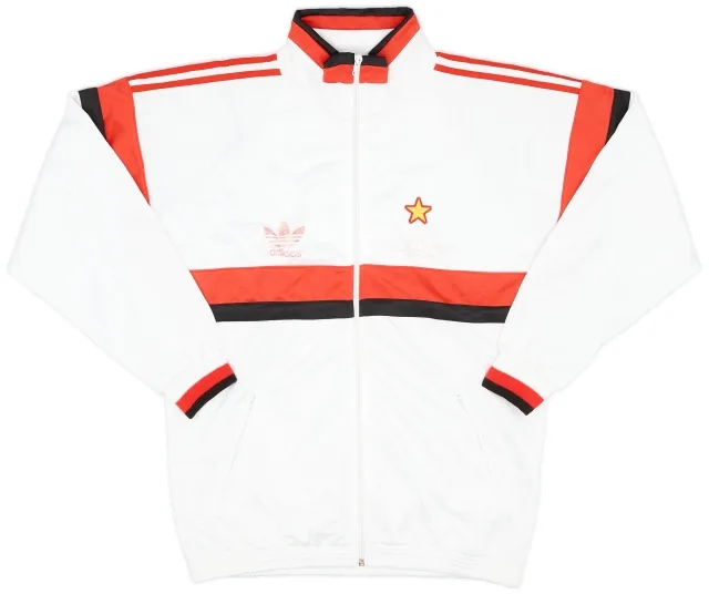 1990-92 AC Milan adidas Track Jacket - 5/10 - (M)