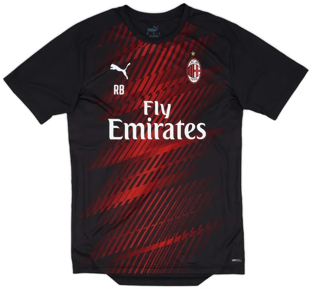 2019-2020 AC Milan Puma Staff Issue Training Shirt - 9/10 - (M)