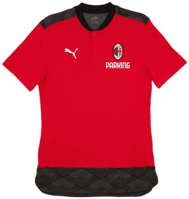 2020-21 AC Milan Puma 'Parking' Training Shirt - 9/10 - (L)