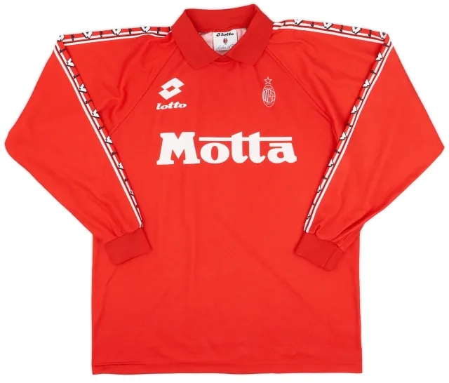 1994-95 AC Milan Lotto Training L/S Shirt - 9/10 - (XL)