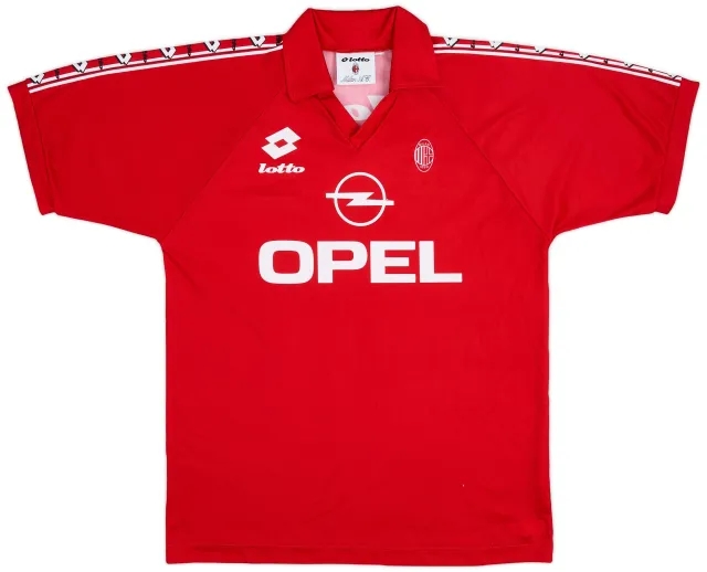 1995-96 AC Milan Lotto Training Shirt - 6/10 - (M)