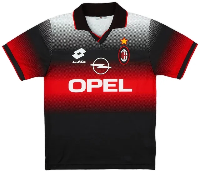 1995-96 AC Milan Lotto Training Shirt - 9/10 - (S)