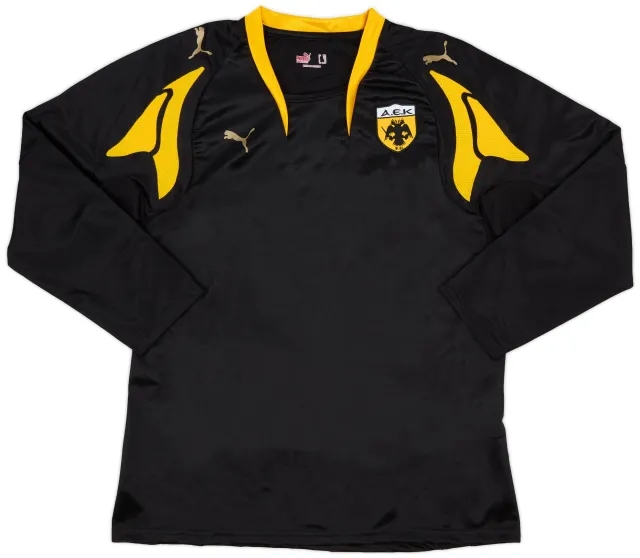 Puma 2007-08 AEK Athens Away L/S Shirt - 8/10 - (XXL.Boys)