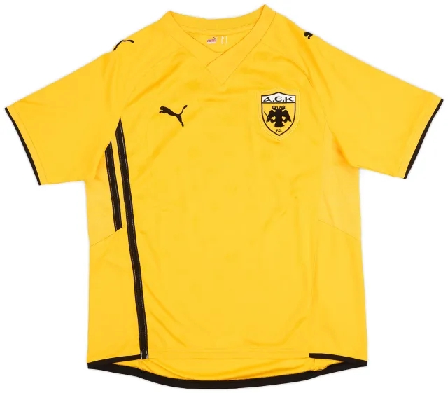 Puma 2009-10 AEK Athens Home Shirt - 8/10 - (L)