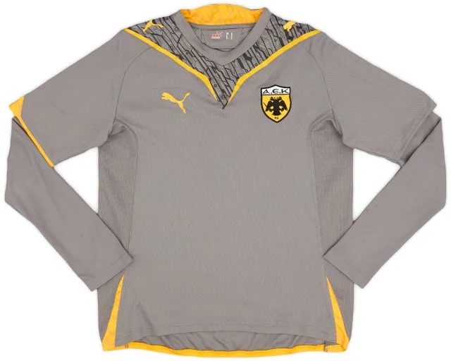 Puma 2009-10 AEK Athens Third L/S Shirt - 9/10 - (M)