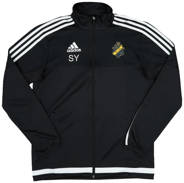 2014 AIK Stockholm Staff Issue adidas Track Jacket - 8/10 - (S)