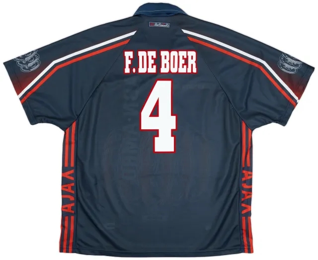 Umbro 1997-98 Ajax Away Shirt F.De Boer #4 - 9/10 - (XXL)