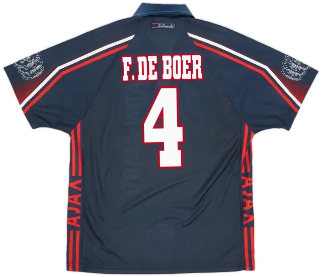 Umbro 1997-98 Ajax Away Shirt F.De Boer #4 - 9/10 - (L)
