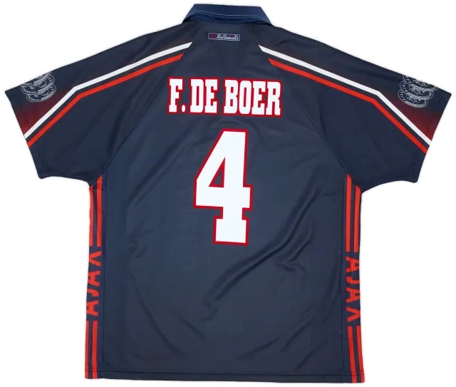 Umbro 1997-98 Ajax Away Shirt F.De Boer #4 - 8/10 - (XL)