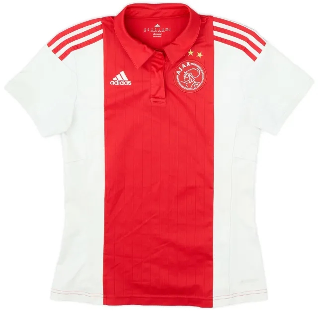 adidas 2014-15 Ajax Home Shirt - 6/10 - (Women's XS)