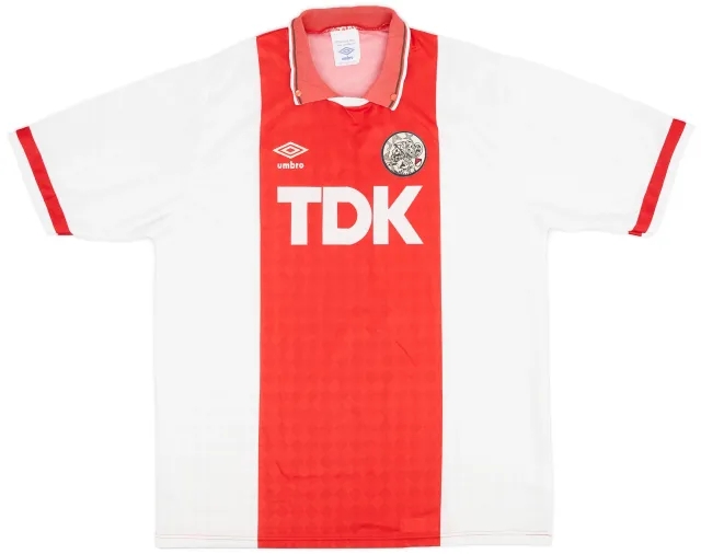 Umbro 1989-91 Ajax Home Shirt - 8/10 - (L)