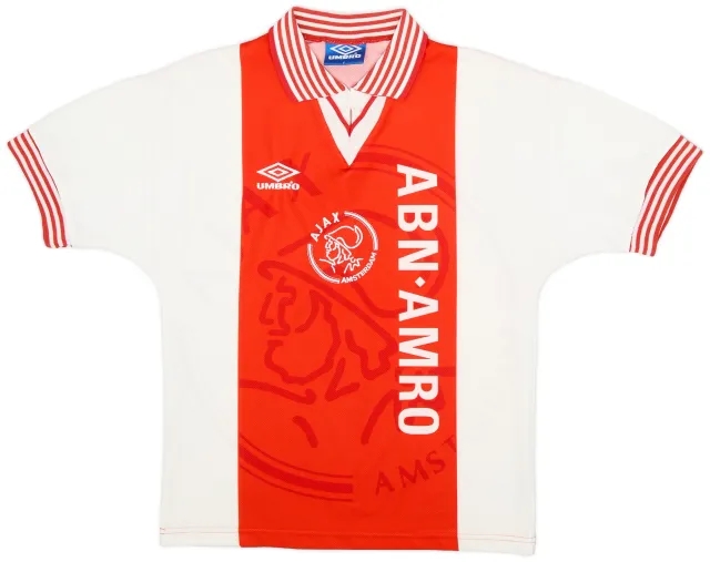 Umbro 1995-96 Ajax Home Shirt - 7/10 - (Y)