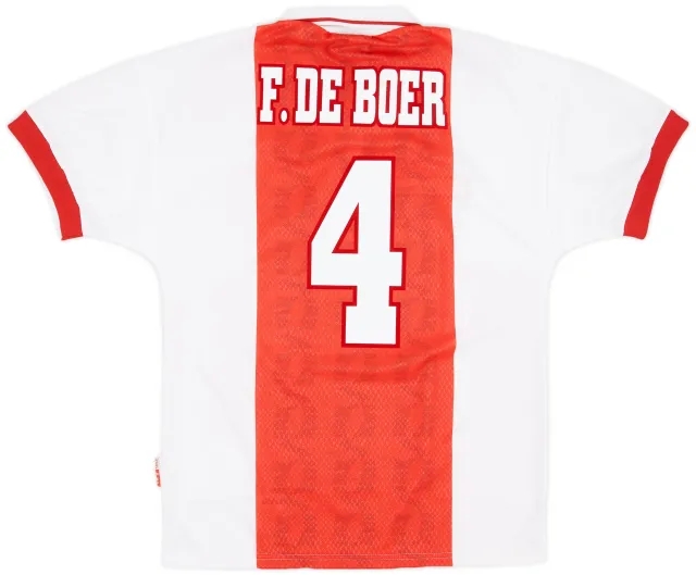 Umbro 1998-99 Ajax Home Shirt F.De Boer #4 (S)