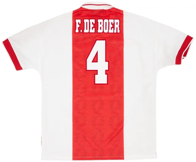 Umbro 1998-99 Ajax Home Shirt F.De Boer #4 (XL)