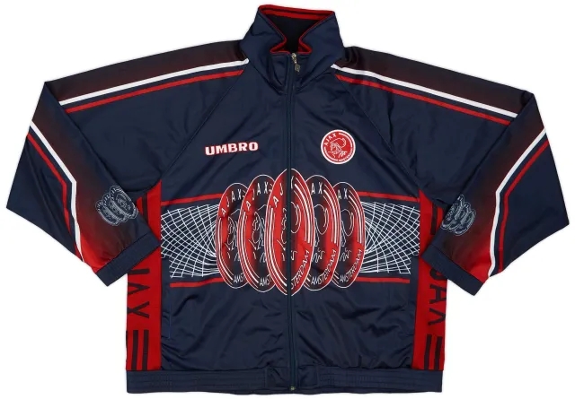 1997-98 Ajax Umbro Track Jacket - 9/10 - (XXL)