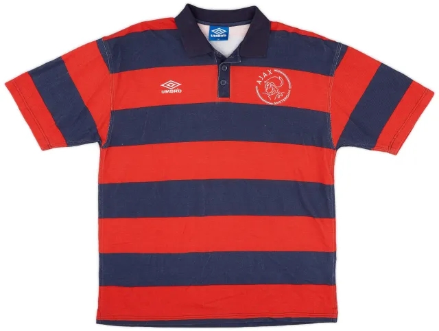1998-99 Ajax Umbro Polo Shirt - 8/10 - (XXL)