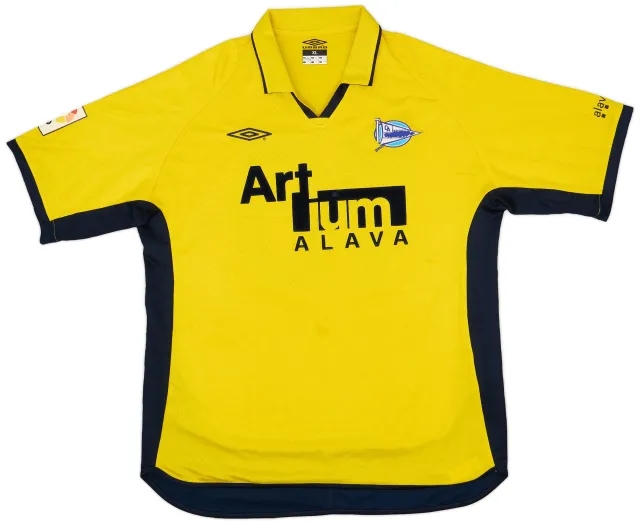 Umbro 2002-03 Alaves Away Shirt #10 - 8/10 - (XL)