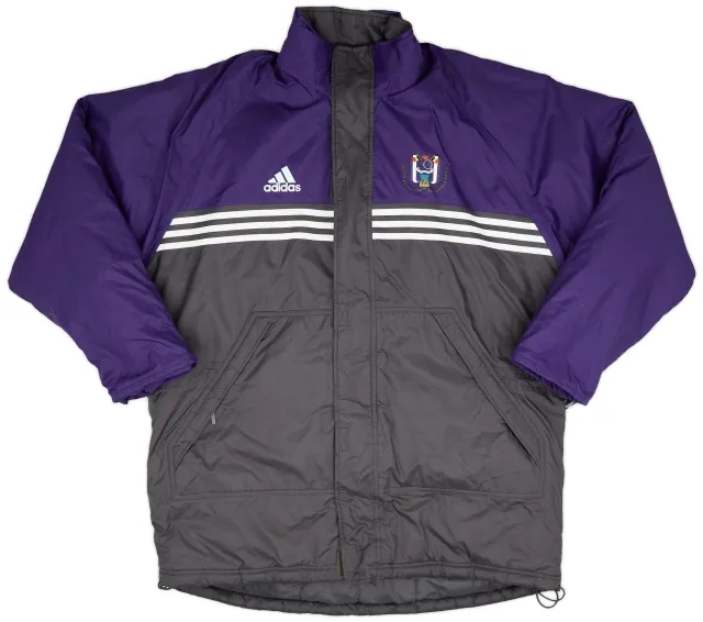 1999-00 Anderlecht adidas Padded Bench Coat - 7/10 - (XL)