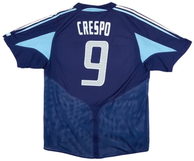 adidas 2004-05 Argentina Away Shirt Crespo #9 - 6/10 - (XL)
