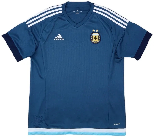 adidas 2015-16 Argentina Away Shirt - 9/10 - (L)