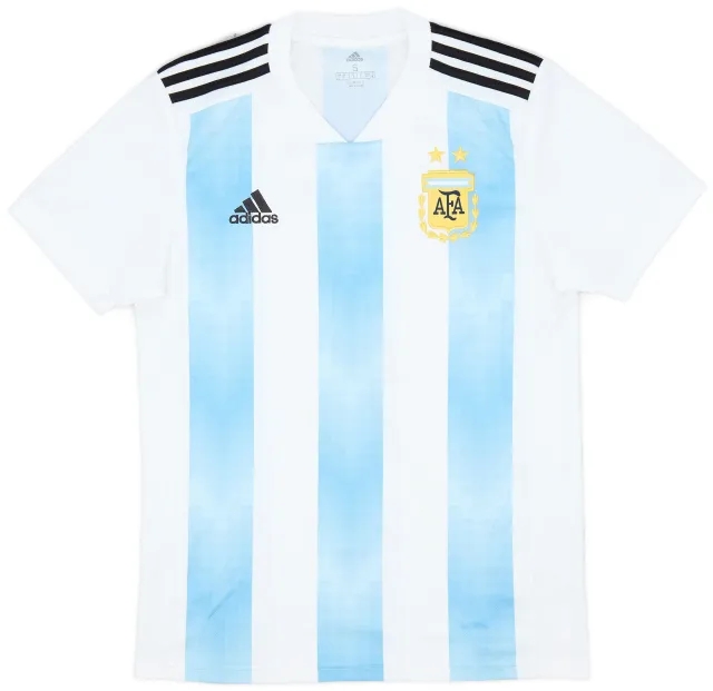adidas 2018-19 Argentina Home Shirt - 6/10 - (S)