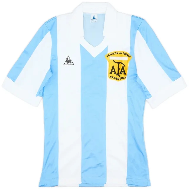adidas 1980-82 Argentina Home 'Campeon del Mundo' Shirt - 8/10 - (S)