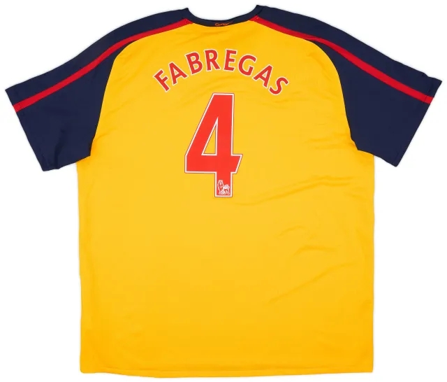 Nike 2008-09 Arsenal Away Shirt Fabregas #4 (XXL)