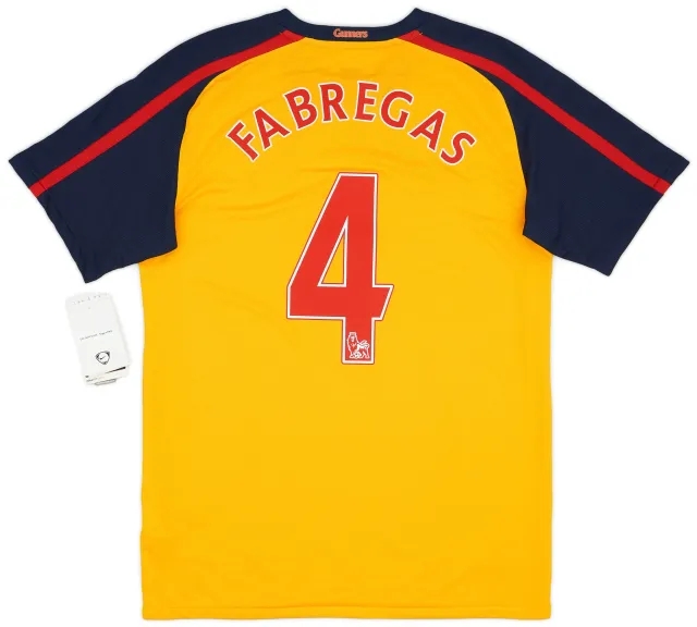 Nike 2008-09 Arsenal Away Shirt Fabregas #4 (S)