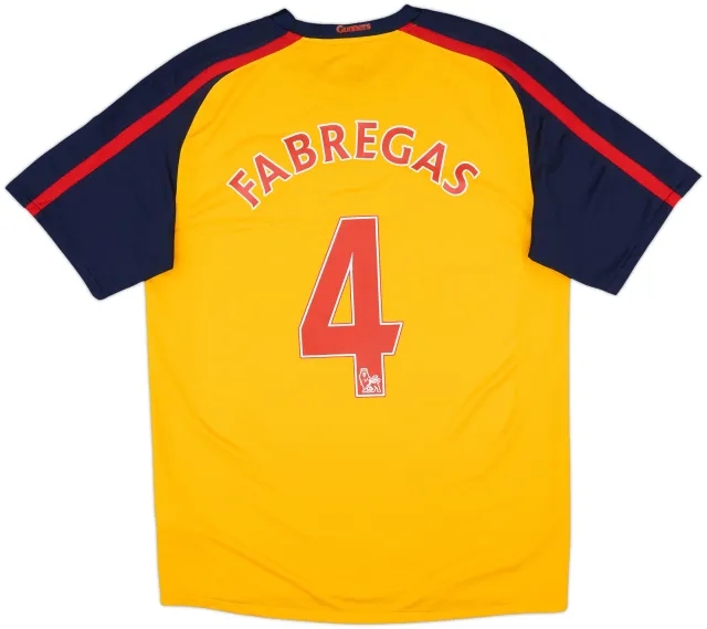 Nike 2008-09 Arsenal Away Shirt Fabregas #4 (XL)