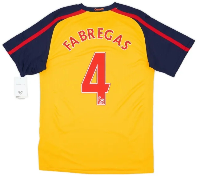 Nike 2008-09 Arsenal Away Shirt Fabregas #4 (S)