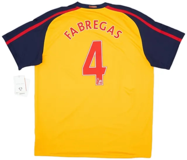 Nike 2008-09 Arsenal Away Shirt Fabregas #4 (XL)