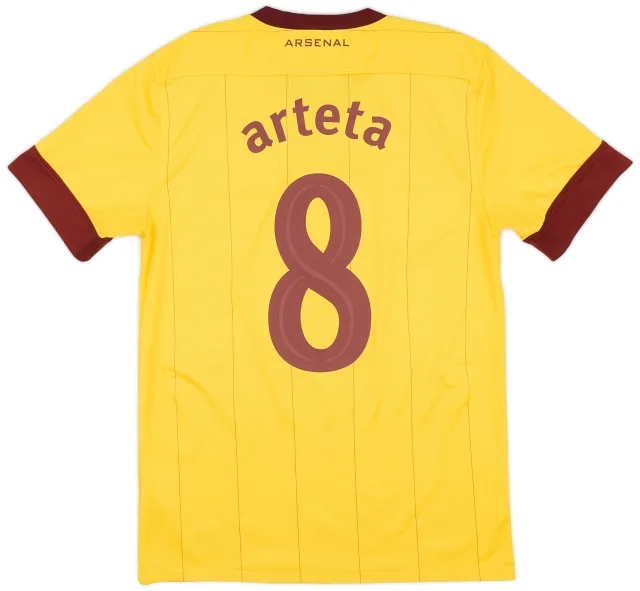 Nike 2010-13 Arsenal Away Shirt Arteta #8 - 8/10 - (S)