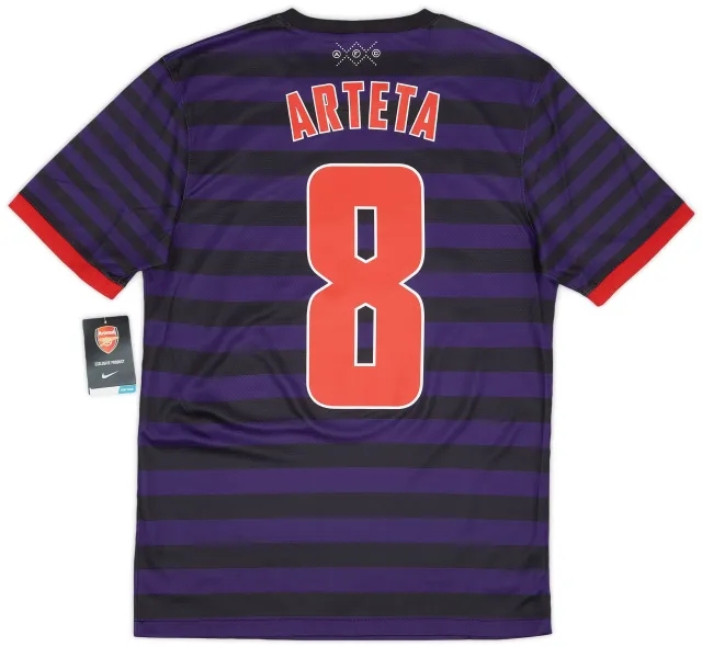 Nike 2012-13 Arsenal Away Shirt Arteta #8 (S)
