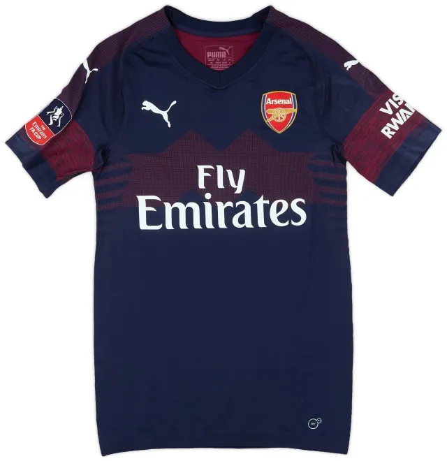 Puma 2018-19 Arsenal Player Issue FA Cup Away Shirt