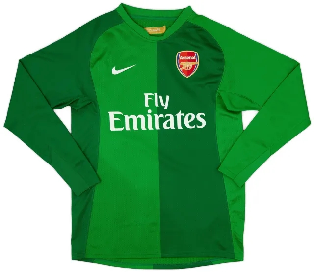 Nike 2006-07 Arsenal GK Shirt - 7/10 - (L.Boys)