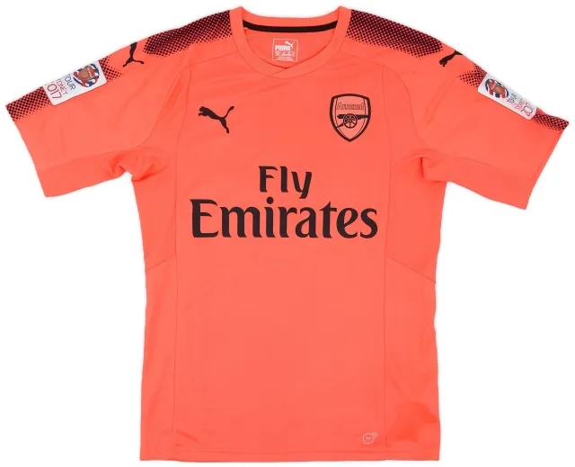 Puma 2017-18 Arsenal Player Issue GK Shirt