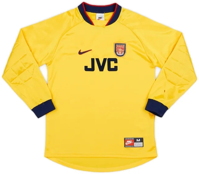 Nike 1997-98 Arsenal GK Shirt - 8/10 - (M.Boys)