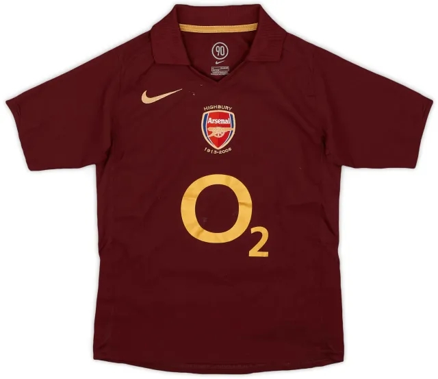 Nike 2005-06 Arsenal Home Shirt - 6/10 - (S.Boys)