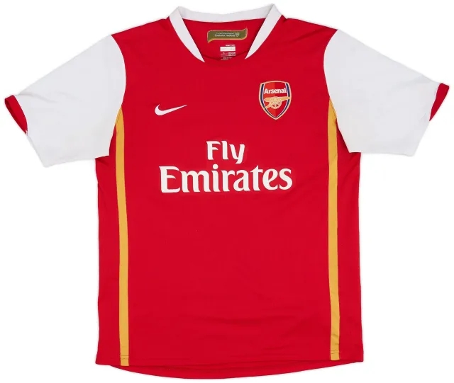 Nike 2006-08 Arsenal Home Shirt - 7/10 - (XL.Boys)