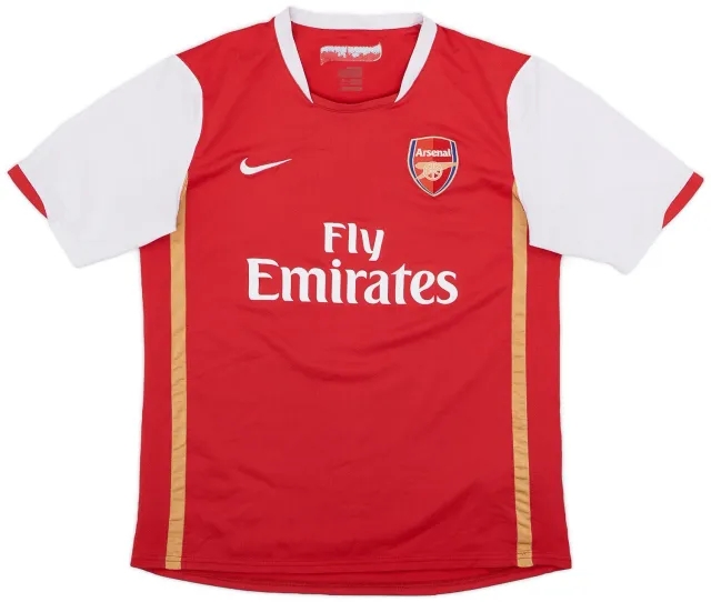 Nike 2006-08 Arsenal Home Shirt - 6/10 - (XL.Boys)