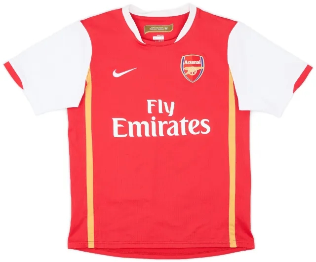 Nike 2006-08 Arsenal Home Shirt - 8/10 - (L.Boys)